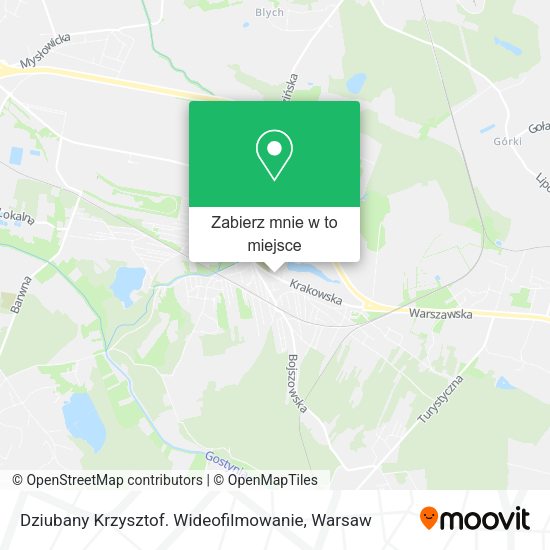 Mapa Dziubany Krzysztof. Wideofilmowanie