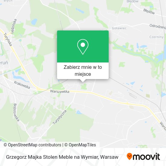 Mapa Grzegorz Majka Stolen Meble na Wymiar