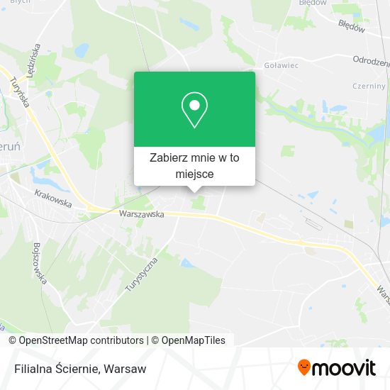 Mapa Filialna Ściernie