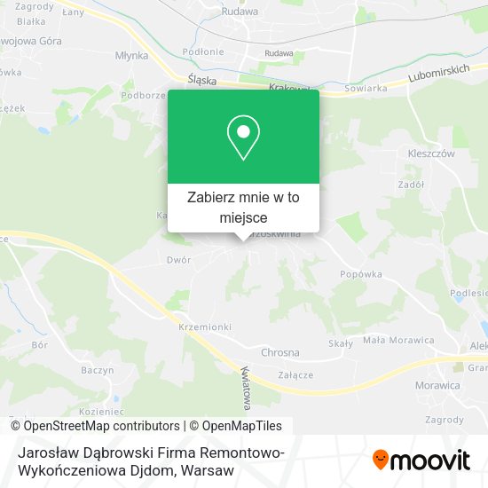 Mapa Jarosław Dąbrowski Firma Remontowo-Wykończeniowa Djdom