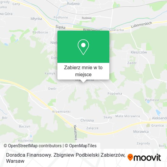 Mapa Doradca Finansowy. Zbigniew Podbielski Zabierzów