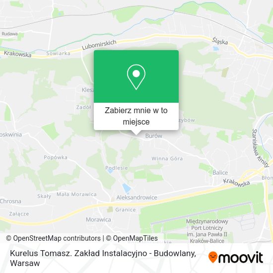 Mapa Kurelus Tomasz. Zakład Instalacyjno - Budowlany