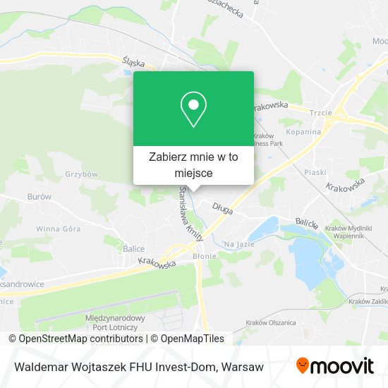 Mapa Waldemar Wojtaszek FHU Invest-Dom