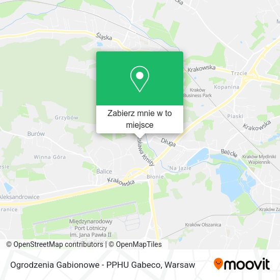 Mapa Ogrodzenia Gabionowe - PPHU Gabeco