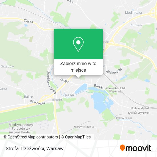 Mapa Strefa Trzeźwości