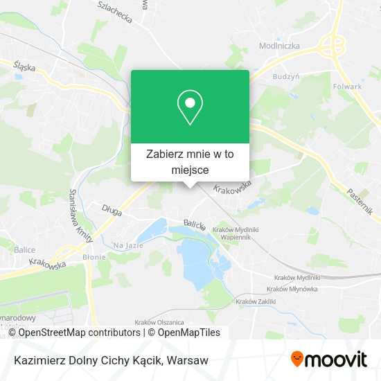 Mapa Kazimierz Dolny Cichy Kącik