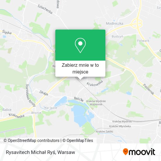 Mapa Rysavitech Michał Ryś