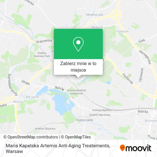 Mapa Maria Kapelska Artemis Anti-Aging Treatements