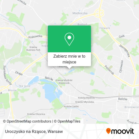 Mapa Uroczysko na Rząsce