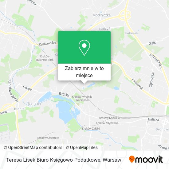 Mapa Teresa Lisek Biuro Księgowo-Podatkowe