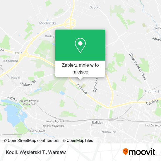 Mapa Kodii. Węsierski T.