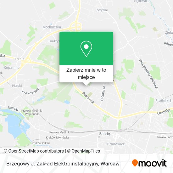 Mapa Brzegowy J. Zakład Elektroinstalacyjny