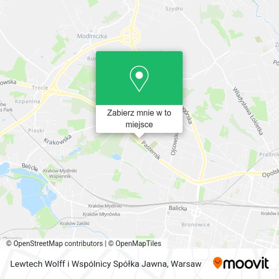 Mapa Lewtech Wolff i Wspólnicy Spółka Jawna