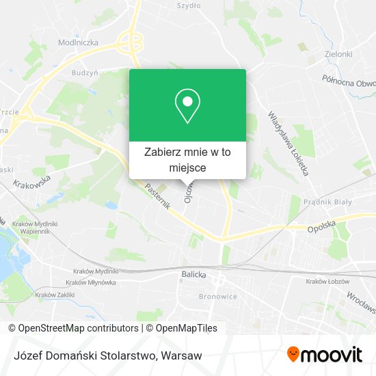 Mapa Józef Domański Stolarstwo