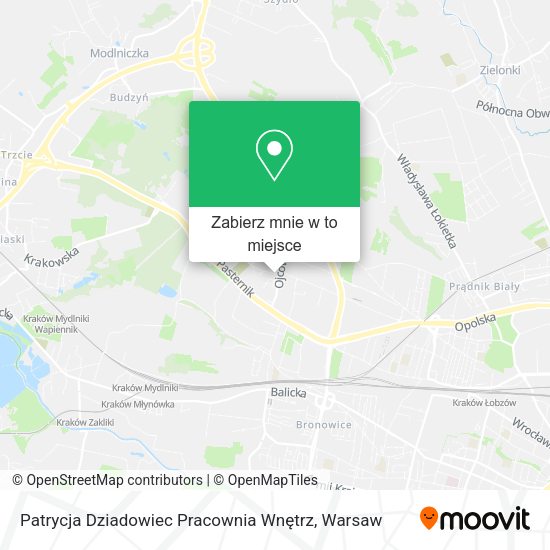 Mapa Patrycja Dziadowiec Pracownia Wnętrz