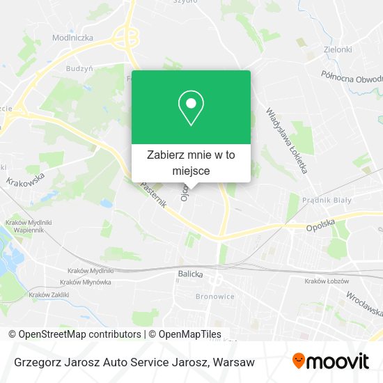 Mapa Grzegorz Jarosz Auto Service Jarosz