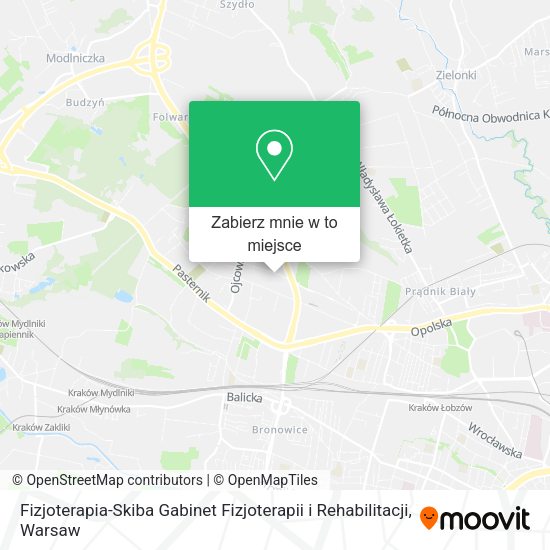 Mapa Fizjoterapia-Skiba Gabinet Fizjoterapii i Rehabilitacji