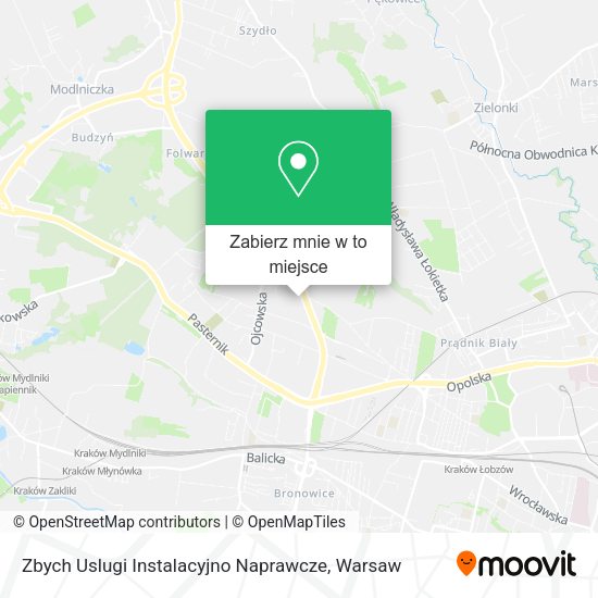 Mapa Zbych Uslugi Instalacyjno Naprawcze