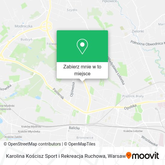 Mapa Karolina Kościsz Sport i Rekreacja Ruchowa