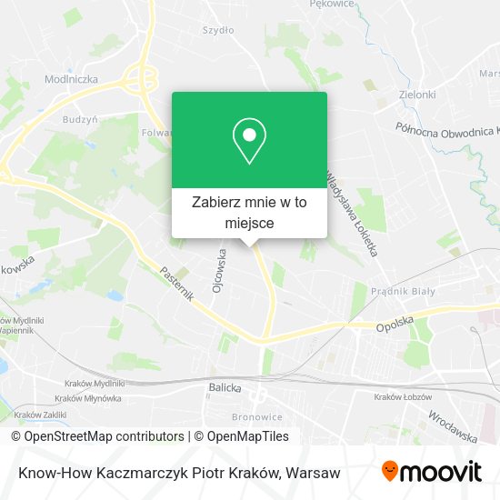 Mapa Know-How Kaczmarczyk Piotr Kraków