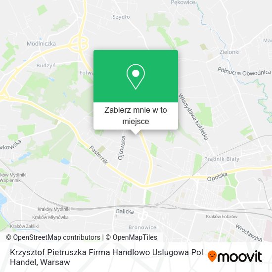 Mapa Krzysztof Pietruszka Firma Handlowo Uslugowa Pol Handel