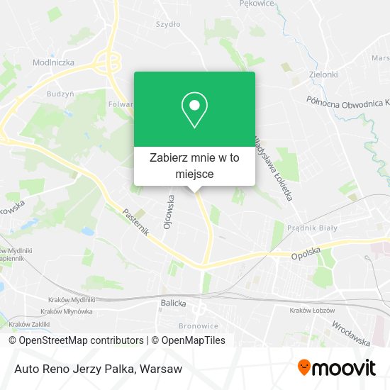 Mapa Auto Reno Jerzy Palka