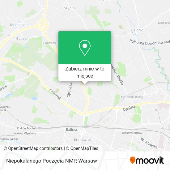 Mapa Niepokalanego Poczęcia NMP