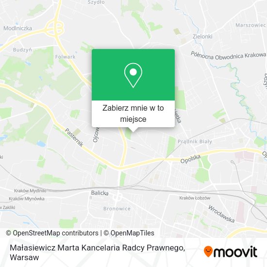 Mapa Małasiewicz Marta Kancelaria Radcy Prawnego