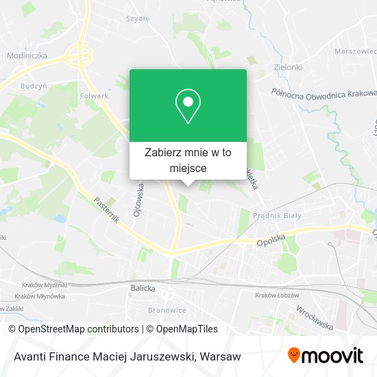 Mapa Avanti Finance Maciej Jaruszewski