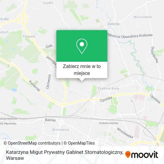 Mapa Katarzyna Migut Prywatny Gabinet Stomatologiczny