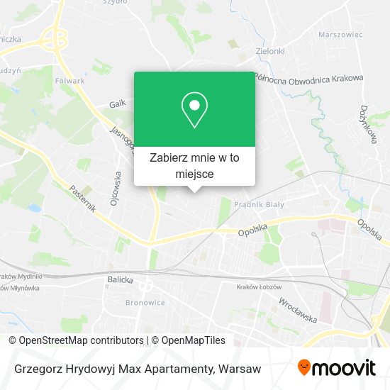 Mapa Grzegorz Hrydowyj Max Apartamenty