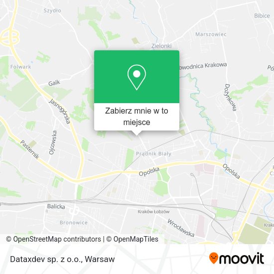 Mapa Dataxdev sp. z o.o.