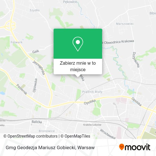 Mapa Gmg Geodezja Mariusz Gobiecki