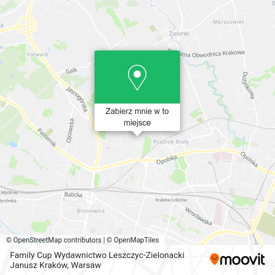 Mapa Family Cup Wydawnictwo Leszczyc-Zielonacki Janusz Kraków