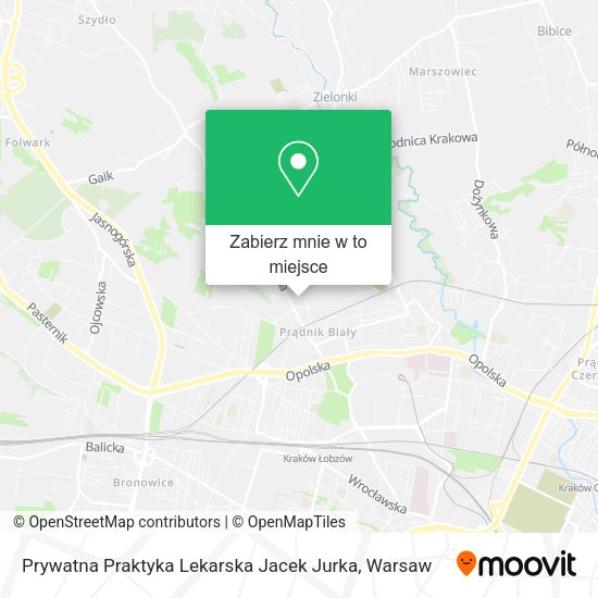 Mapa Prywatna Praktyka Lekarska Jacek Jurka