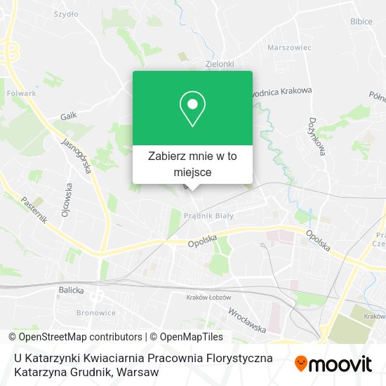 Mapa U Katarzynki Kwiaciarnia Pracownia Florystyczna Katarzyna Grudnik