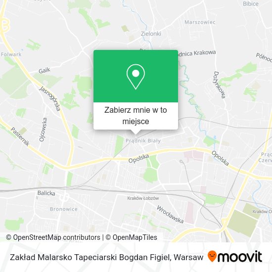 Mapa Zakład Malarsko Tapeciarski Bogdan Figiel