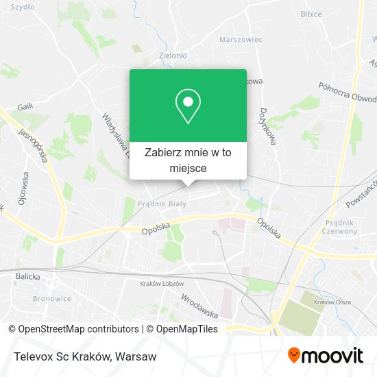 Mapa Televox Sc Kraków