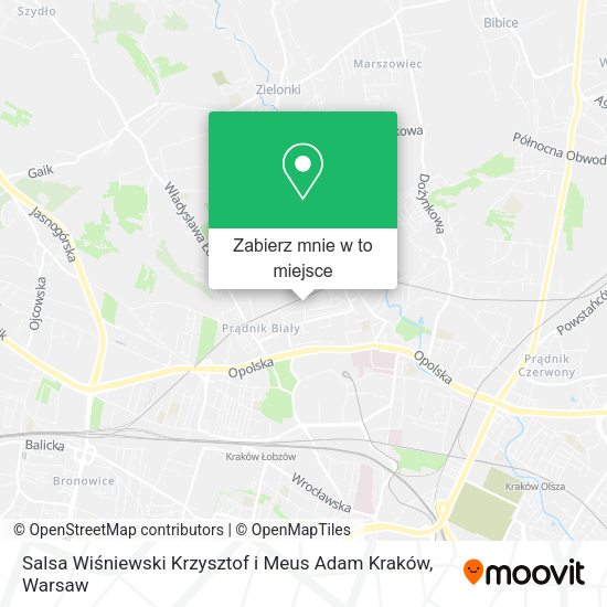 Mapa Salsa Wiśniewski Krzysztof i Meus Adam Kraków