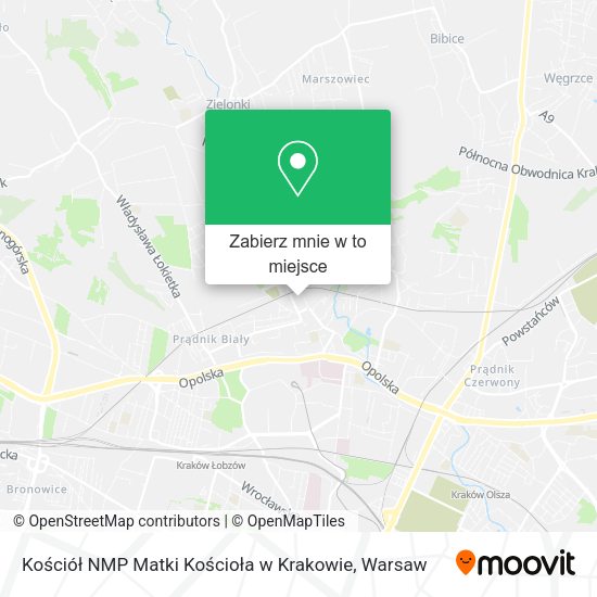 Mapa Kościół NMP Matki Kościoła w Krakowie