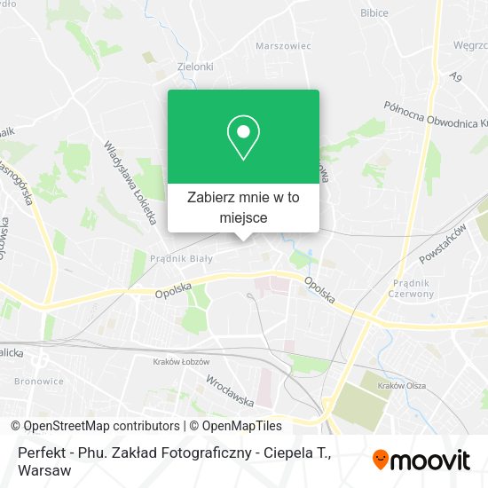 Mapa Perfekt - Phu. Zakład Fotograficzny - Ciepela T.