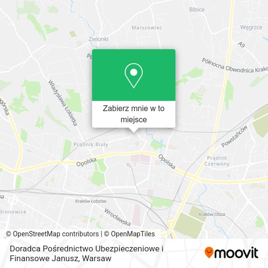 Mapa Doradca Pośrednictwo Ubezpieczeniowe i Finansowe Janusz