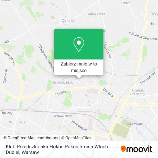 Mapa Klub Przedszkolaka Hokus Pokus Irmina Wloch Dubiel