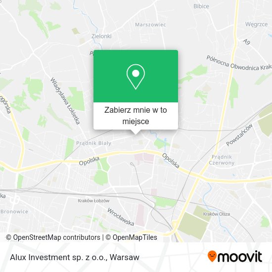 Mapa Alux Investment sp. z o.o.