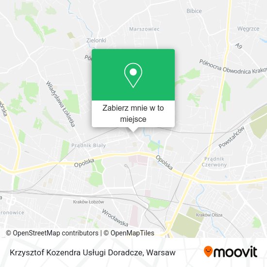 Mapa Krzysztof Kozendra Usługi Doradcze