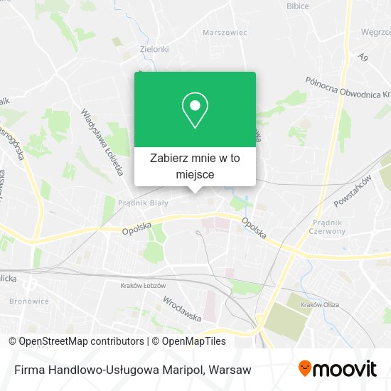 Mapa Firma Handlowo-Usługowa Maripol