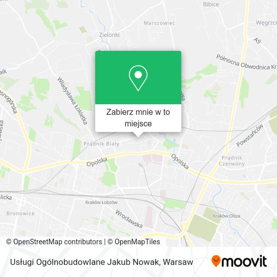 Mapa Usługi Ogólnobudowlane Jakub Nowak