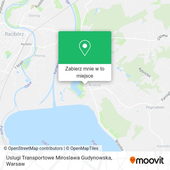 Mapa Uslugi Transportowe Miroslawa Gudynowska