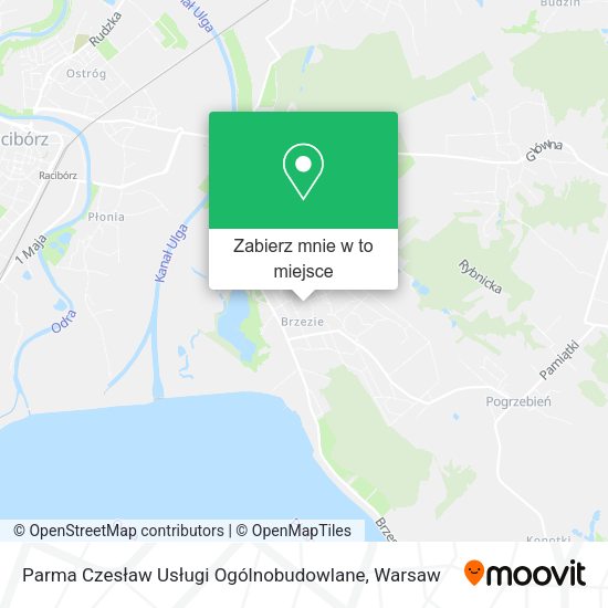 Mapa Parma Czesław Usługi Ogólnobudowlane