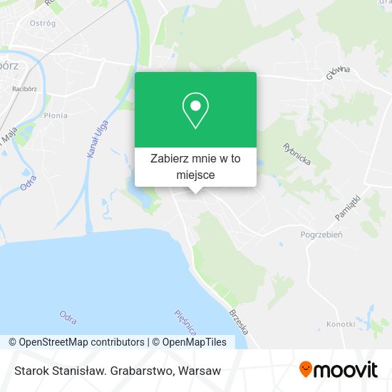 Mapa Starok Stanisław. Grabarstwo